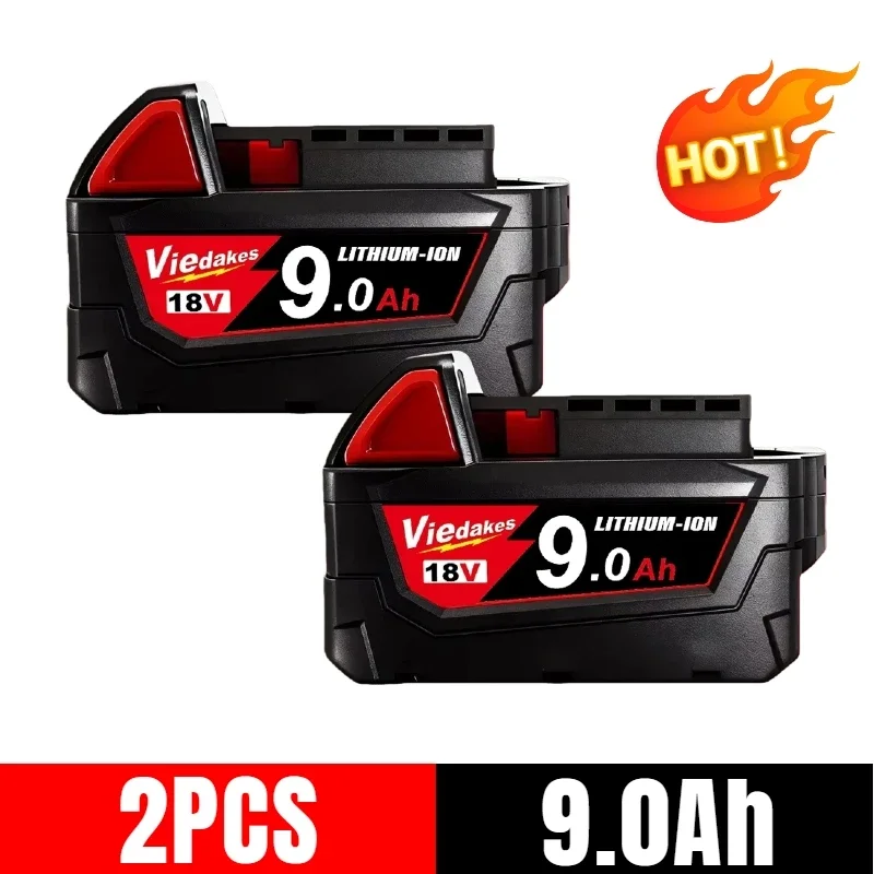 100% originele Voor Milwaukee 18 V batterij 5AH/6AH/9AH hoge energie batterij, voor M18B5 48-11-2402 48-11-2411 48-11-2401 MIL-12A-LI ?