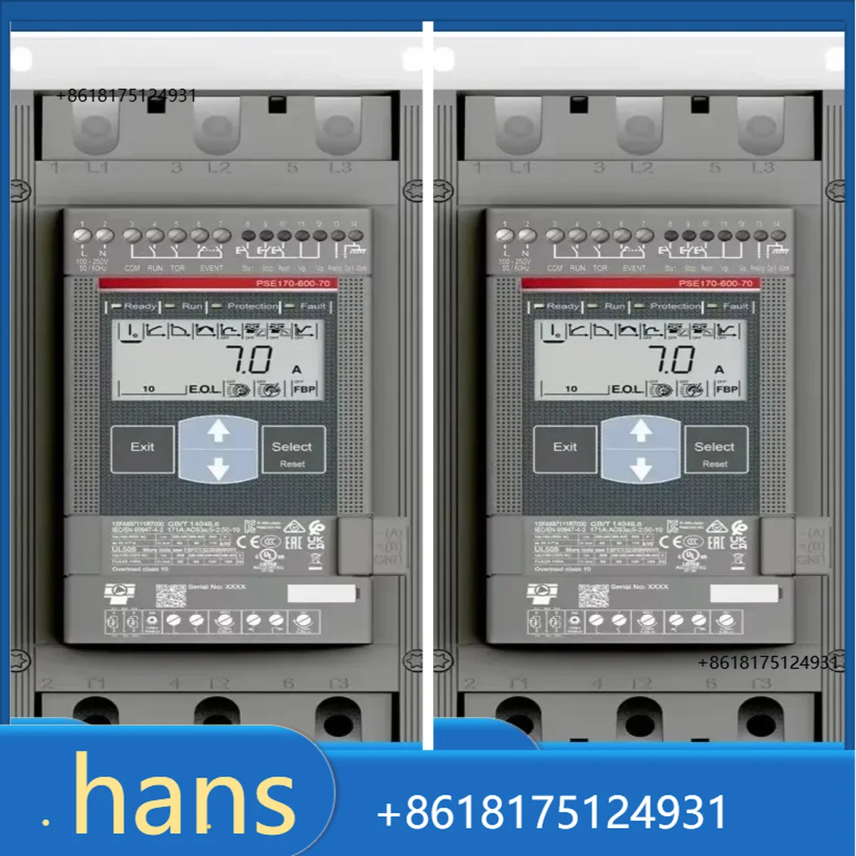 2026 Factory Direct Sales Soft Starter PSE PSE18-600-70 PSE25-600-70 PSE30-600-70 PSE37-600-70 PSE45-600-70 PSE60-600-70