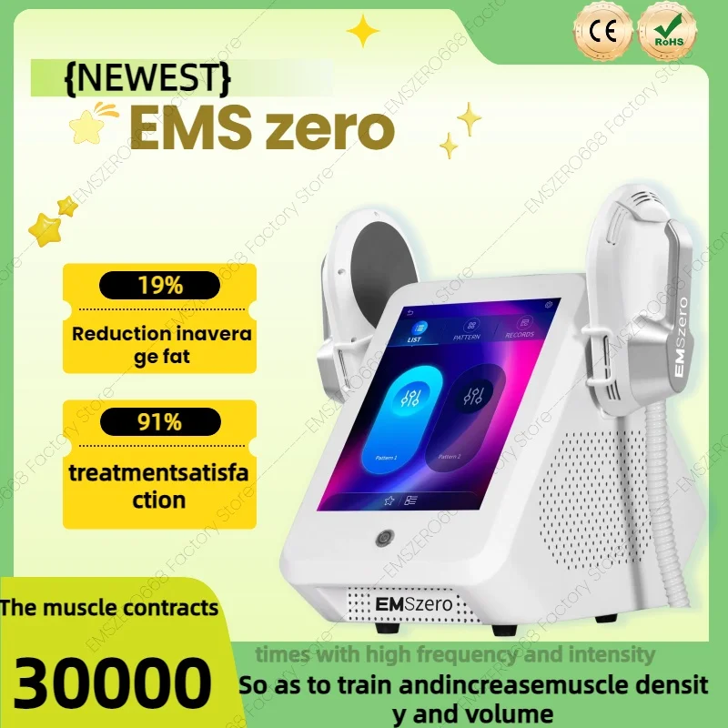 2025 EMSZERO 6500W 15Tesla  Fat Removal Contouring Muscle Electric Stimulation Ems Body Sculpt Slimming Muslim Sets Machine