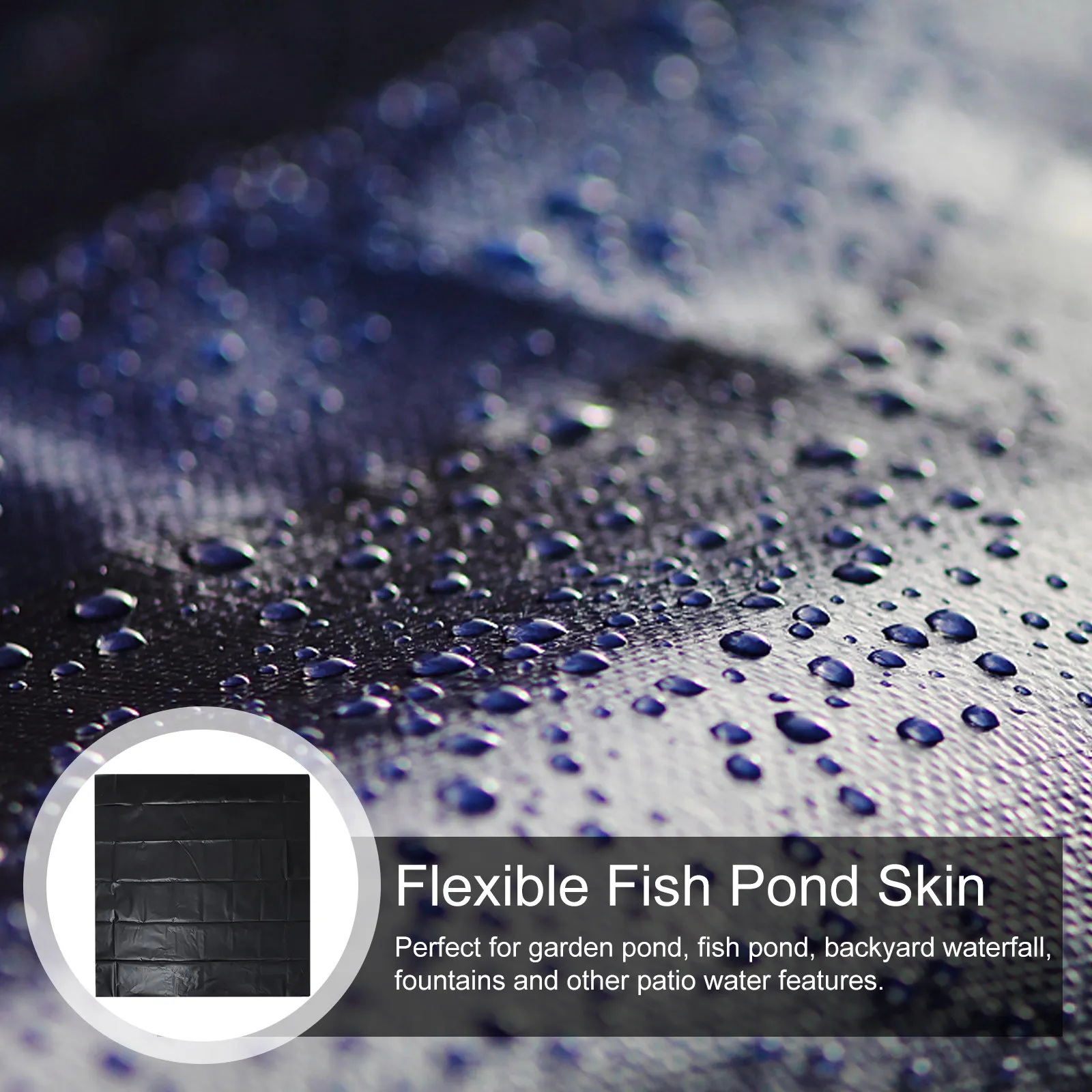 1Pcs Hdpe Pond Liner Heavy Duty Wear Resistant Impermeable Flexible Fish Pond Pool Underlayment Aquaculture Membrane