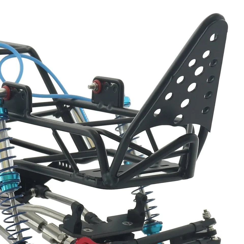 SPYMINNPOO - Jaula Antivuelco Y Chasis De Metal Para Axial SCX10 1/10 | Roll Cage Full Tube Frame Para Crawler RC