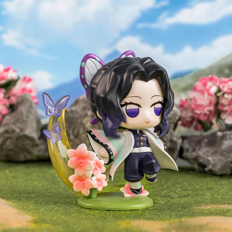 Demon Slayer Tanjiro Kamado Nezuko, statuetta anime in scatola a sorpresa, modello personalizzato creativo, ornamento, regalo a sorpresa