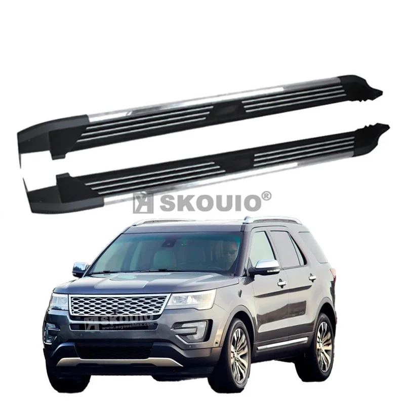 

SKOUIO-AC5 OEM Running Boards for Explorer Aluminum Alloy Side Step Board