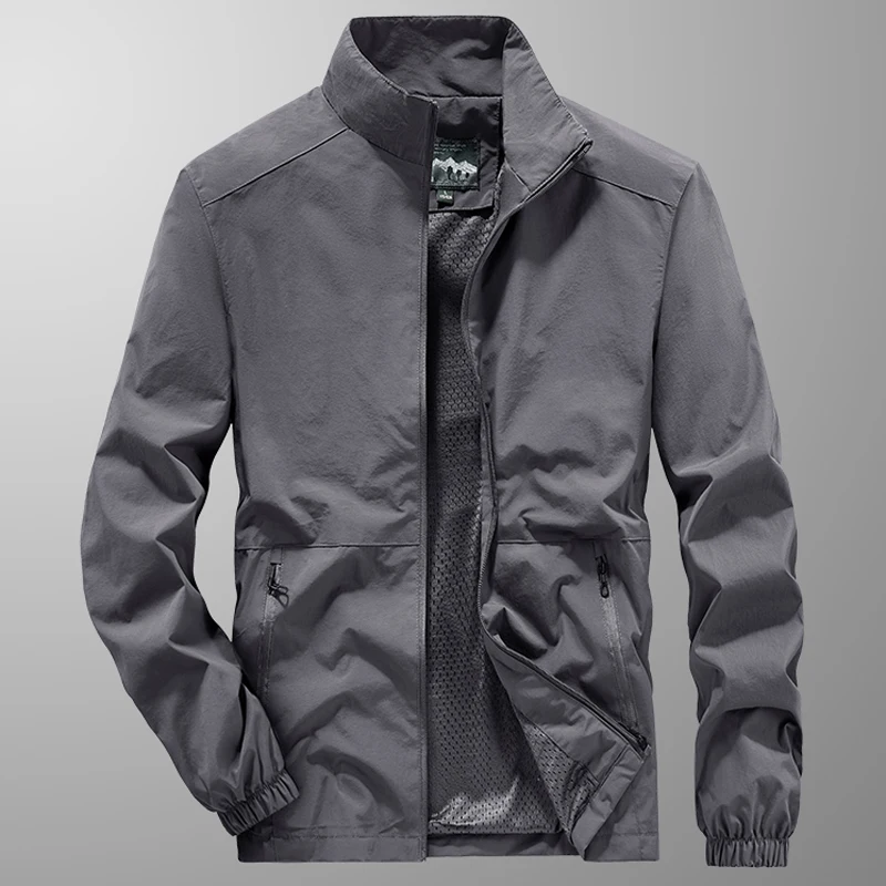 Plus Size 7XL 8XL Męska kurtka Aviator Sprng Military Bomber Jacket Summer Casual Gym Joggers Sportowa kurtka do biegania Odzież męska