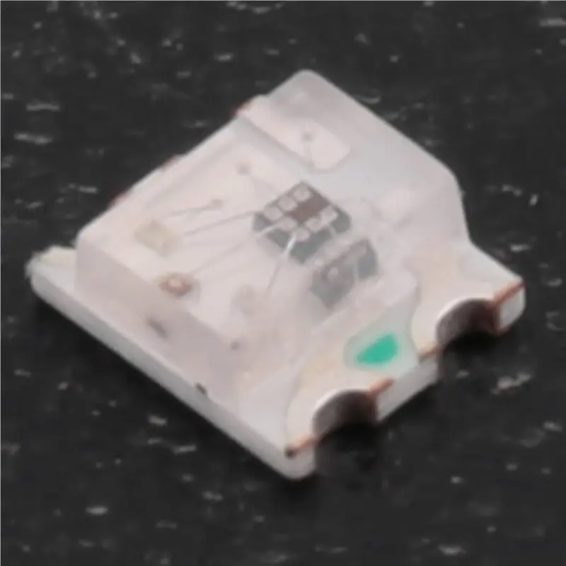 N82R 200 قطعة WS2812 2020 LED رقاقة 4 دبابيس صغيرة بيضاء PCB عنونة الرقمية RGB كامل اللون LED رقاقة DC5V لشاشة شريط LED