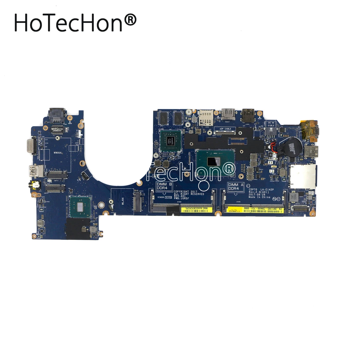 M11M5 - Motherboard LA-E142P w/ i5-7440HQ for Dell Latitude 5480