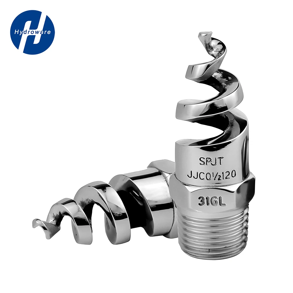 SPJT 304 316L SS Spiral Spray Nozzle 1/4\