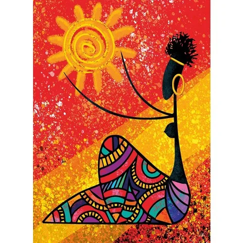 Nova Puzzle Jigsaw Puzzle 1000 Piece Sun And African Women-41059