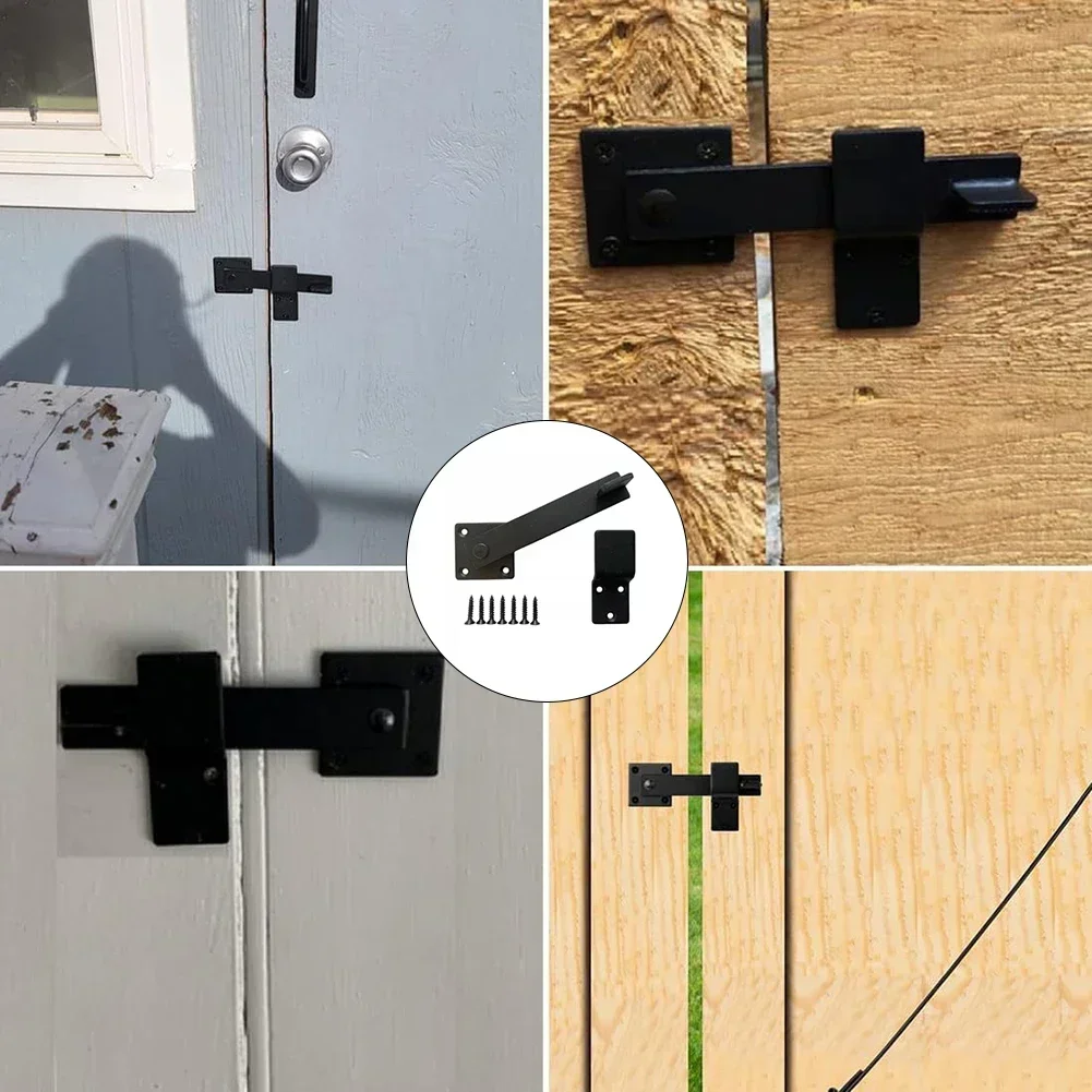 Heavy Duty For Outdoor Wooden Garden Gate Latch with Smooth Rotation for Reliable Fence Security and Daily Use