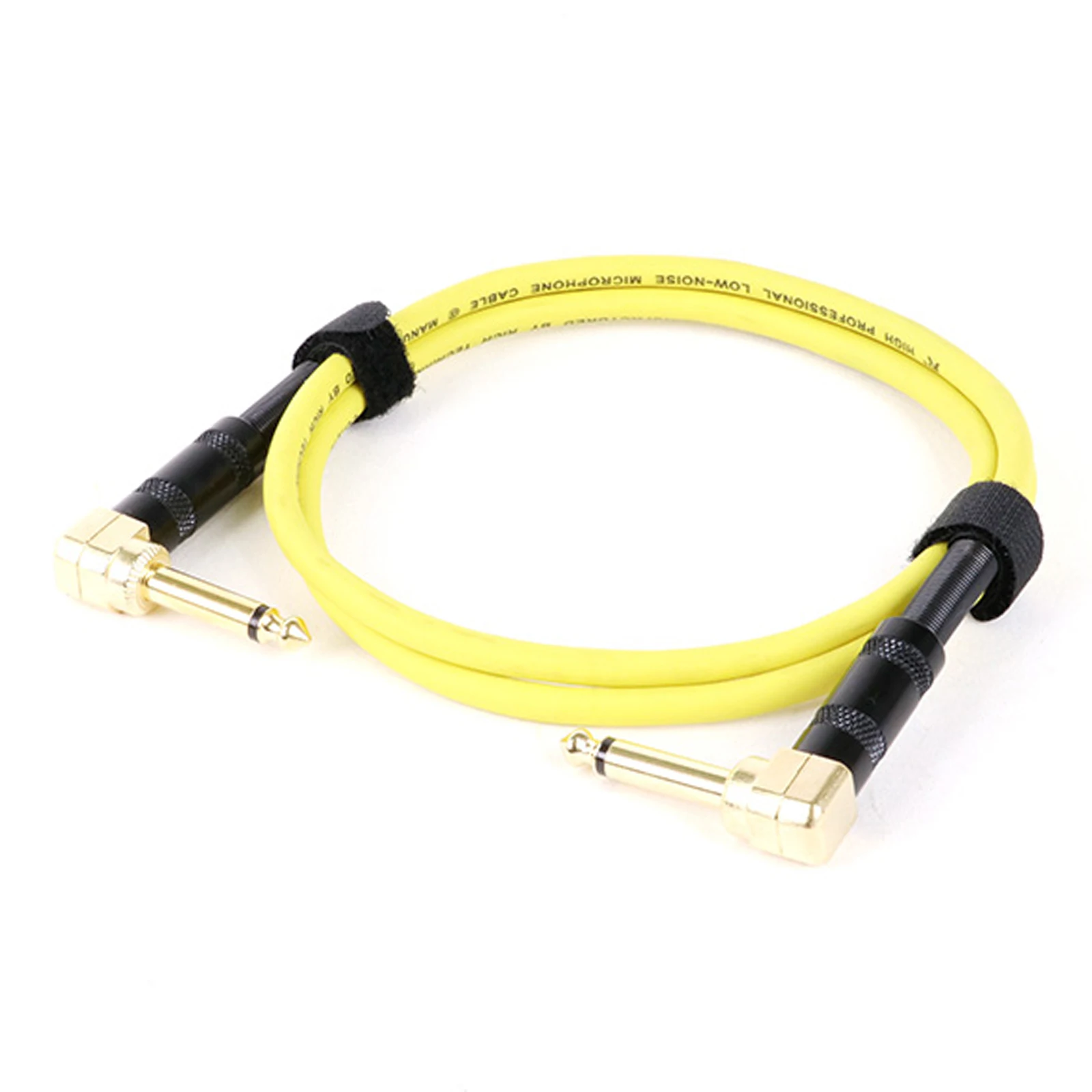 Gold Plated 6.35MM Mono Audio TS 1/4 Angled to Angled Speaker Amplifier Cable for Guitar Keyboard‎ Dual Channel Cable 0.3M-15M