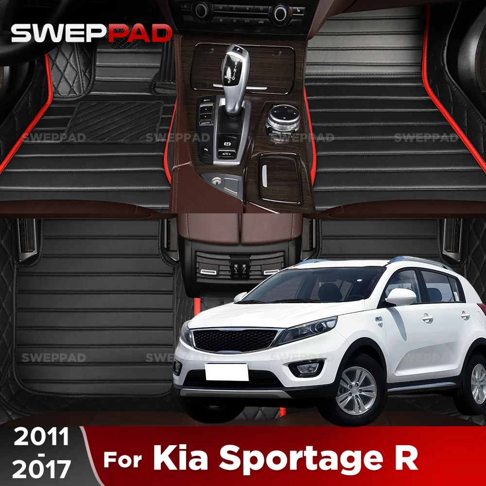 For Kia Sportage R 2011-2017 16 15 14 13 12 Custom Car Floor Mat Automobile Carpet Cover Interior Accessories Protective