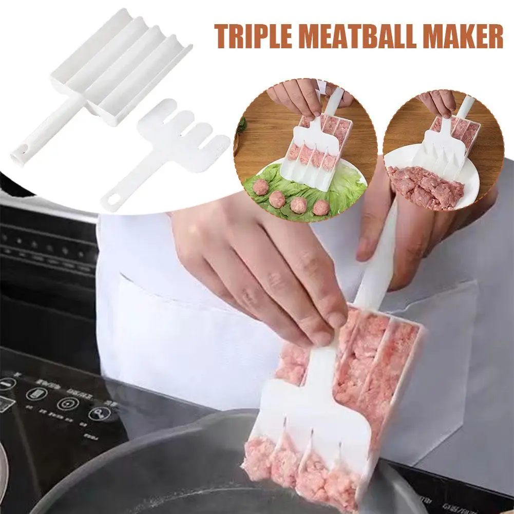 1/2/3/4/5/10/20/30/40/50Sets Meatball Maker Stainless Steel Meatball Mold for Easy Homemade Meatballs Sandwich Perfect