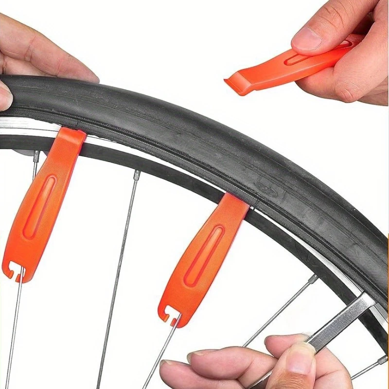 3pcs Bicycle Tyre Tire Lever Bike Crowbar Removal Tool Portable Mountain Road Bike Wheel Tire Repair Tool Cycling Accessories image 3