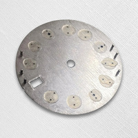 28.5mm S Logo Sunburst Dial Fit NH35/NH36 Japanese Movement Green Luminous Diving High-Quality Watch Modification Accessories