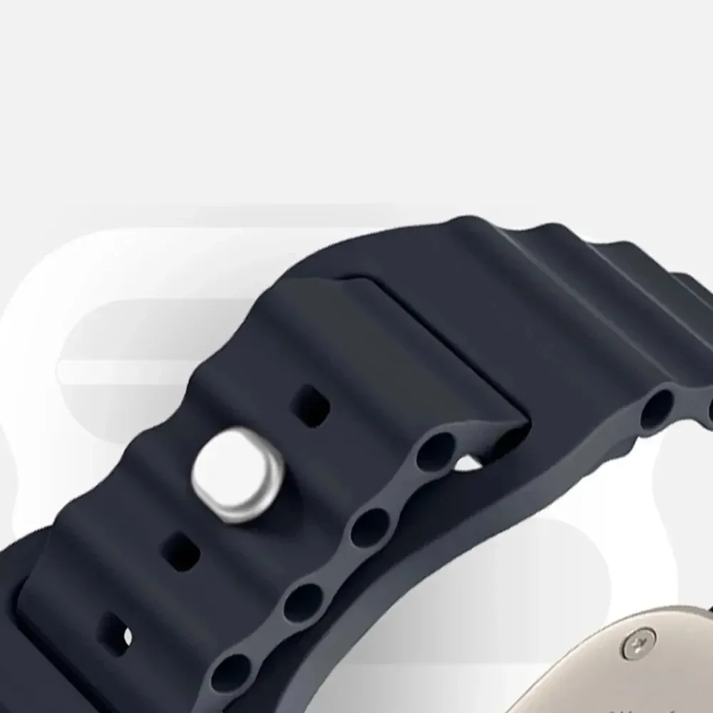 Ocean Strap for Apple Watch 49mm 44mm 42mm 45mm 40mm 41mm 38mm Breathable Silicone Bracelet Wristband Ultra 9 8 7 6 5 4 SE Band
