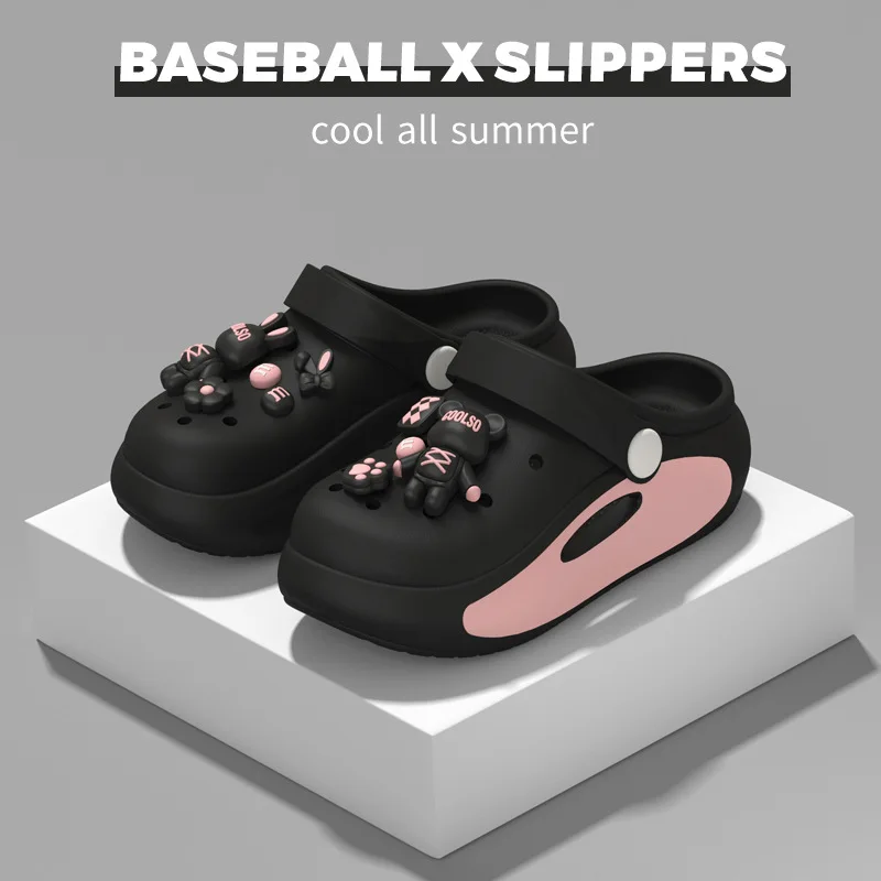 

Summer Outdoor Women's Barefoot Sandals Water Wading Flat Beach Shoes Fashionable and Casual Sports Thick Soled Women's Slippers
