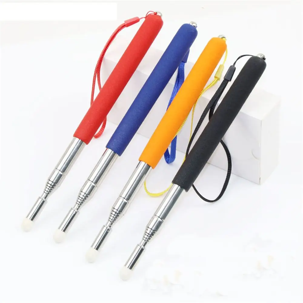 Stainless Steel Durable Telescopic Classroom Retractable Hand Pointer Presenter Pointing Pointer Pen For Teaching