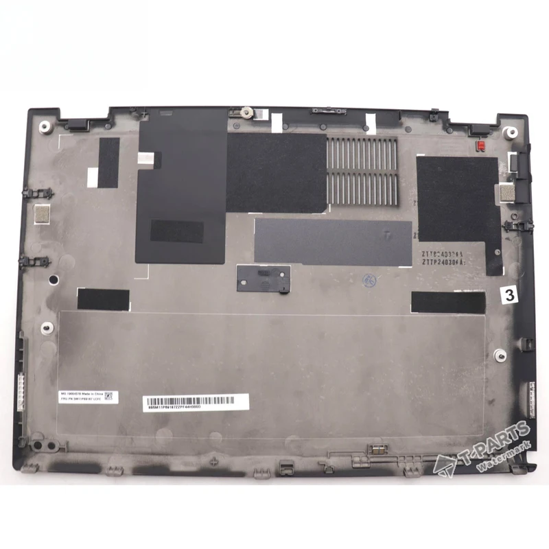 YY+5M11P69187 For Lenovo Thinkpad X13 2-in-1 Gen 5 Bottom Case Base Cover WLAN BLK