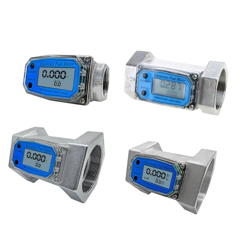 

LCD Digital Liquid Meter, Electronic Turbine, Flowmeter for Diesel Fuel, Urea Water, 1in, 2in, 2.5in, 3in