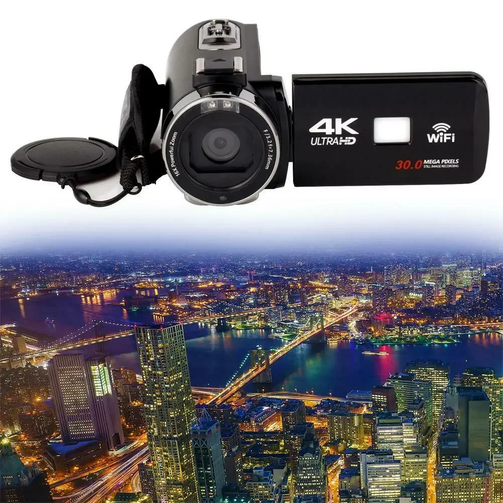 YouTube FHD 4K 48MP 16X Digital Zoom Vlogging Video Camcorder Camera