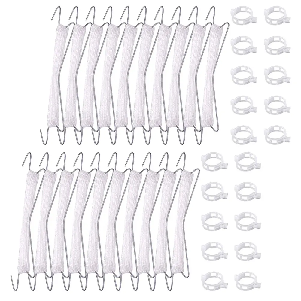 

2 set Tomato Cucumber Hooks 10M Plant Sling J Hooks Vine Clips Weather Resistant Gardening Tools Trellis Support Plant Cage