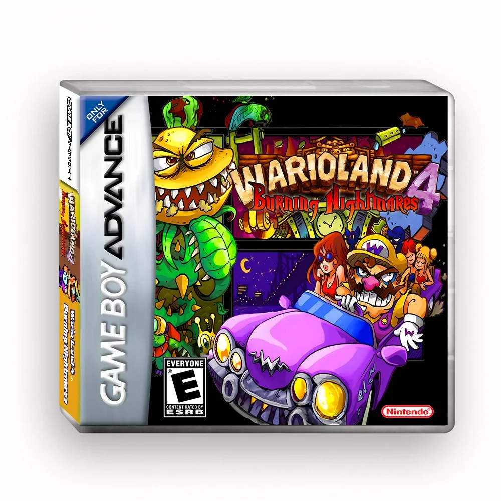 Wario Land 4 - Burning Nightmare GBA/NDS Game Card Boxed American Version English Version Game