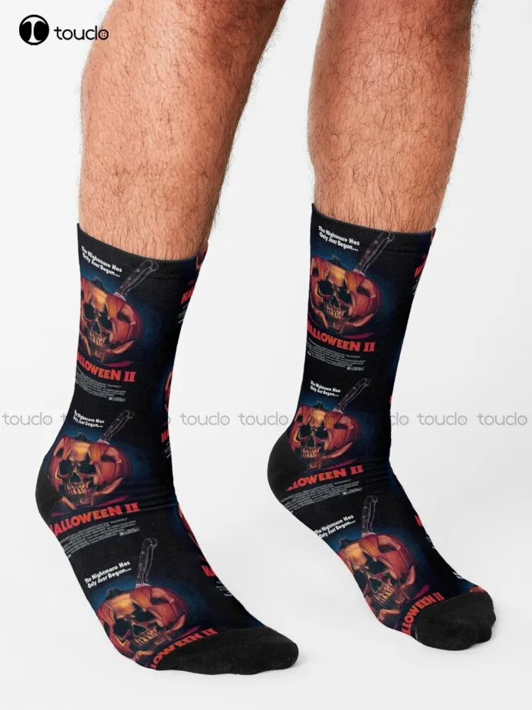 Halloween 2 Horror Movie Poster Socks Men'S Socks Unisex Adult Teen Youth Socks Design Cute Socks  Creative Funny Socks