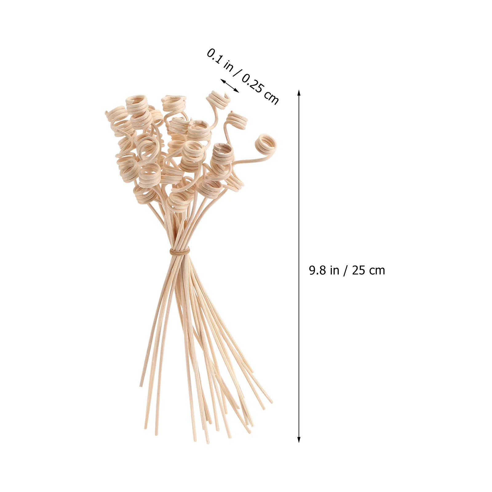 20Pcs Fragrance Diffuser Rods Wooden Aroma Diffuser Sticks for Home Office Bedroom Natural Scent Distribution Elegant Indoor