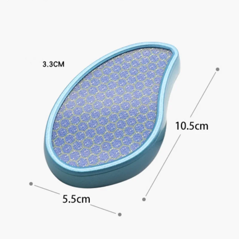 Molinillo de pie de nanovidrio para eliminar callos de piel muerta, Lima de placa de pie para raspar el talón, suela, piedra de molienda para pedicura de la piel