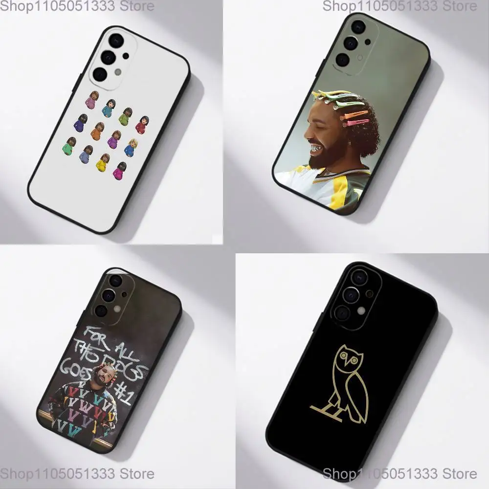 

D-DrakeS O-OvO OWL Phone Case For Samsung S25,S24,S21,S22,S23,S30,Ultra,S20,Plus,Fe,Lite,5G Black Cover