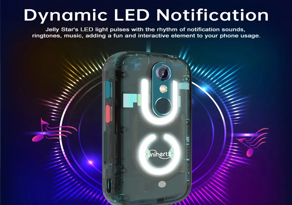 Unihertz Jelly Star,8 Гб + 256 Гб, 48MP Main Camera,2000 мАч, Android 13, Mini 3 inch, глобальная версия