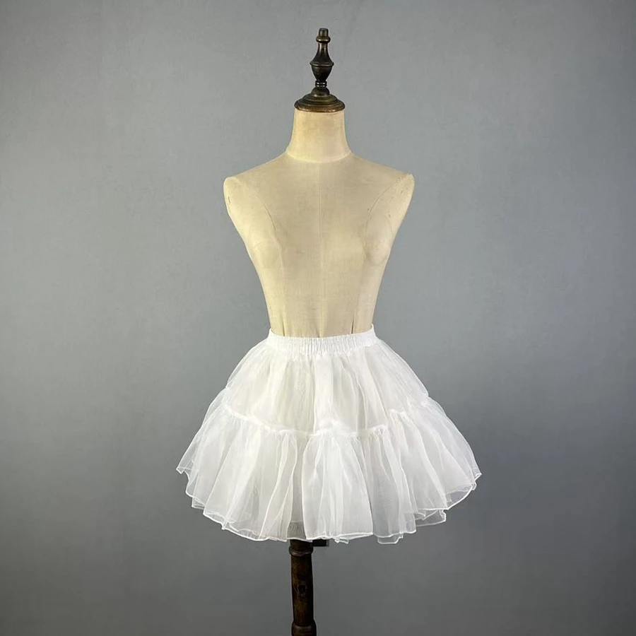 New Arrival Lolita Skirt Support Daily Boneless Soft Yarn Support Lolita Soft Girl Lining Cosplay Violence Petticoats Skirt image 4