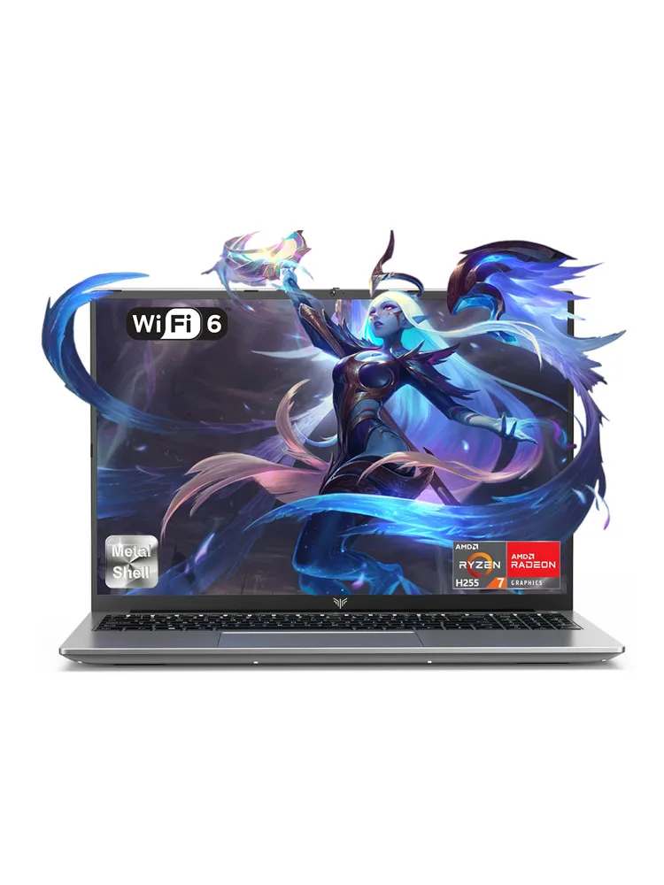ACEMAGIC S16 Laptop 16 Zoll Gaming-Laptop - Ryzen 7 H255 - 24GB LPDDR5 512GB NVMe SSD - AMD Radeon 780M - WiFi6 - BT5.2 - Windows 11 Pro