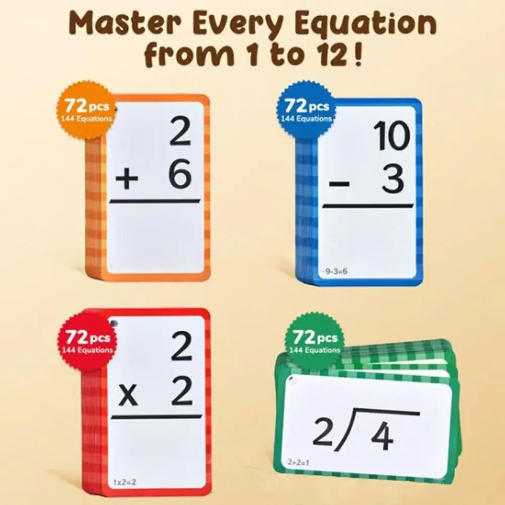 Times Table Chart Vermenigvuldiging Flash Card Voorschoolse educatie met multi-wiskundekaarten Pop-It Wiskunde Fidget Speelgoed Leermiddel