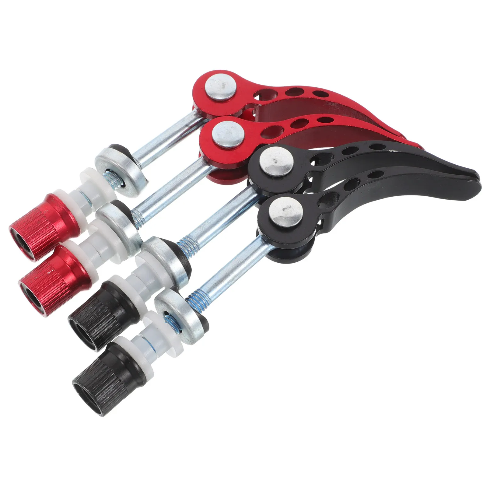 

4Pcs Bicycle Seatpost Clamp Quick Release Adjustable Lightweight Secure Lock Pin for Mountain Saddle Bike Seat Lock