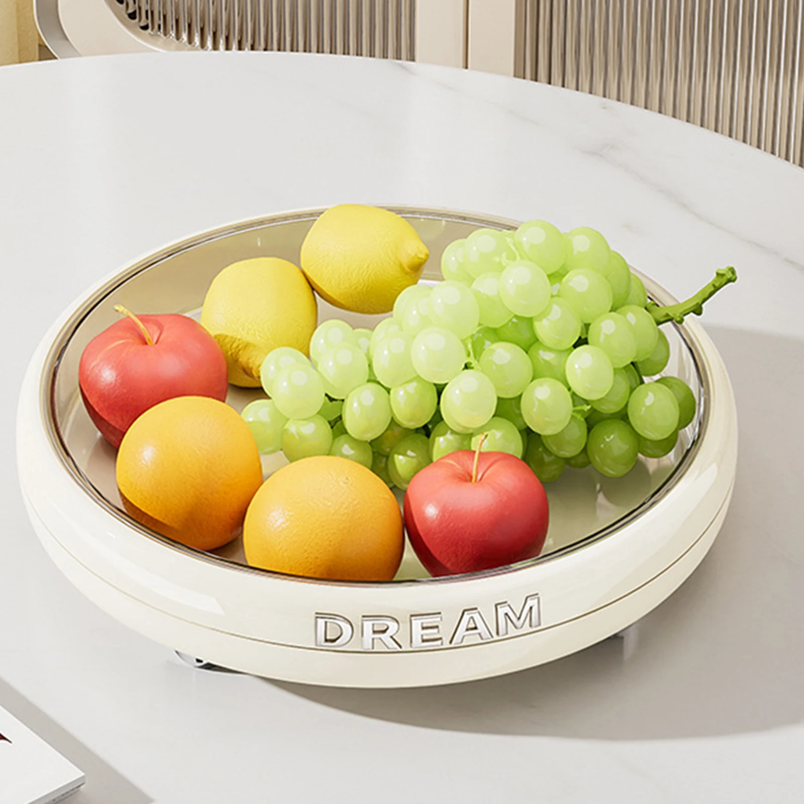 

Rotating Kitchen Storage Tray Waterproof Multi-Functional Spice Rack for Countertops Cabinets & Pantry Organization