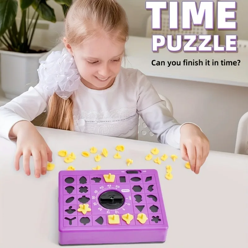 

Timing Puzzle Toy, Pop Up Board Game With Fingers Shape Puzzles, 2 Players Concentration Games Educational Toys for Kids Gift