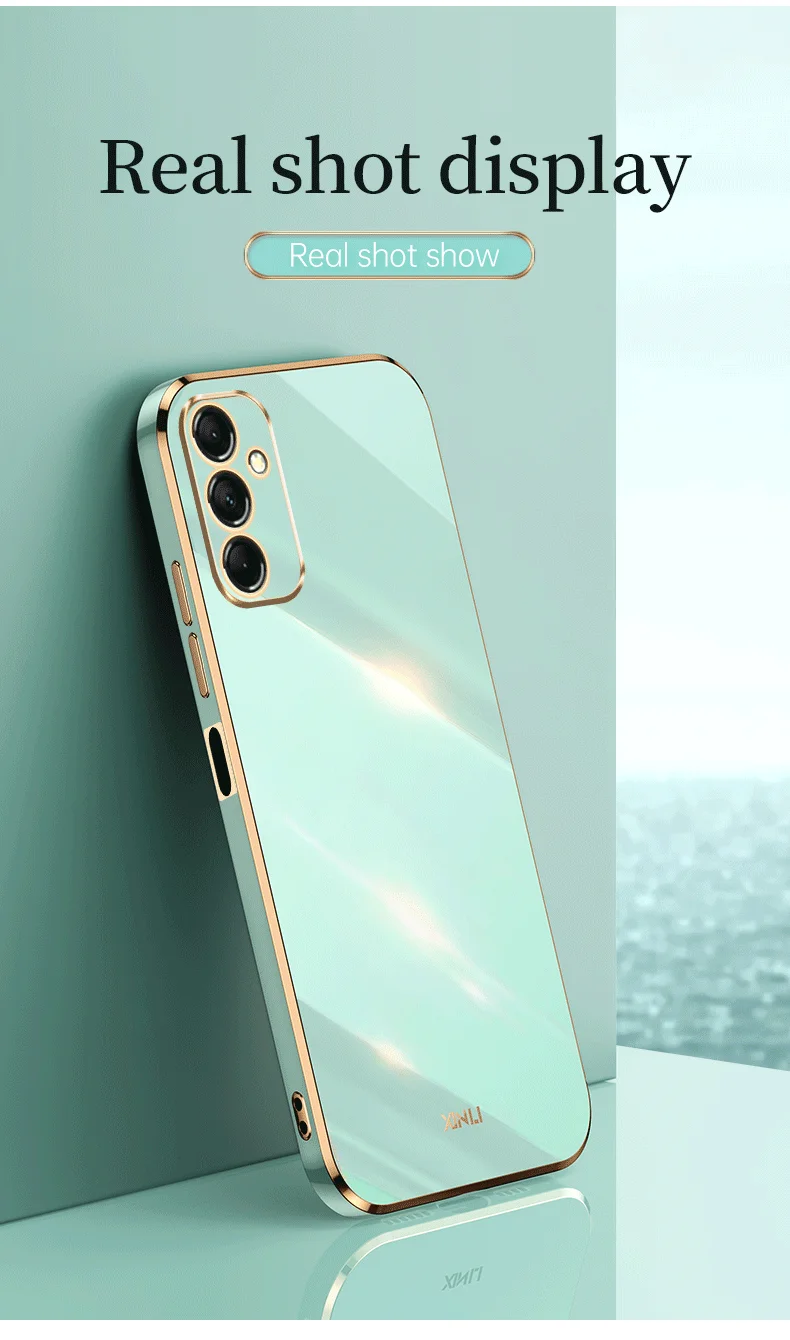 Luxuriöse 6D-Plating-Hülle für Samsung Galaxy A25 A55 A15 A35 A33 A37 A57 A56 A36 A26 A16 A54 A34 A13 A32 A17 A24 5G 4G Softcover – Detail 21