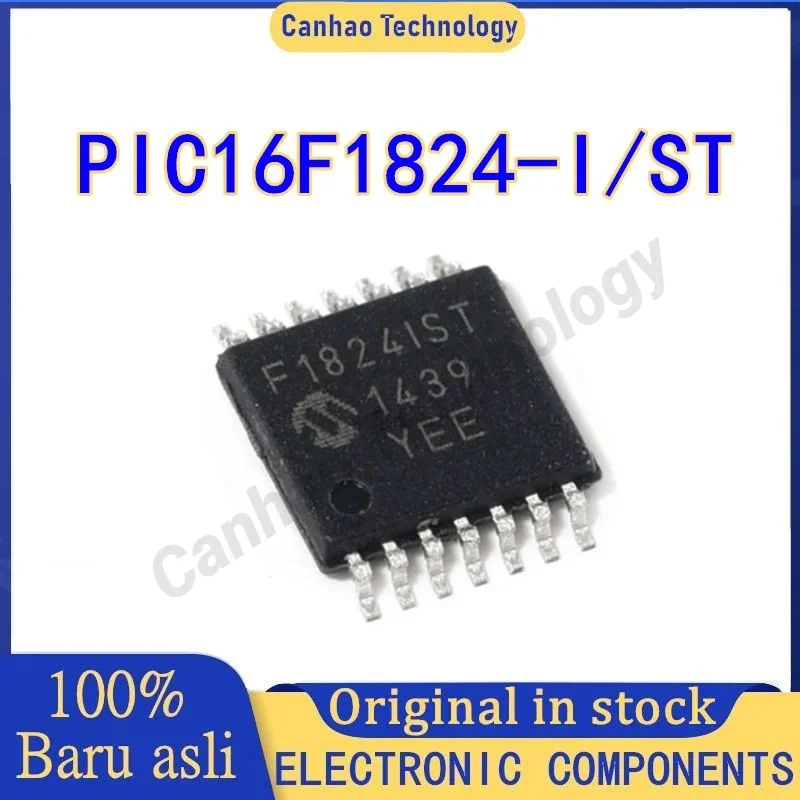 

5PCS PIC16F1824-I/ST PIC16F1824-I PIC16F1824 PIC16F PIC16 P TSSOP-14 IC MCU Chip Electronic Components