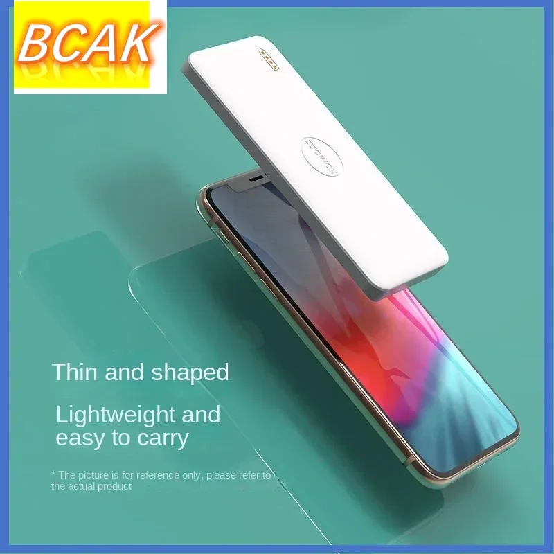 BCAK outdoor power supply 10000 mAh power bank, small and large capacity, small and mini, durable, ultra-thin and portable