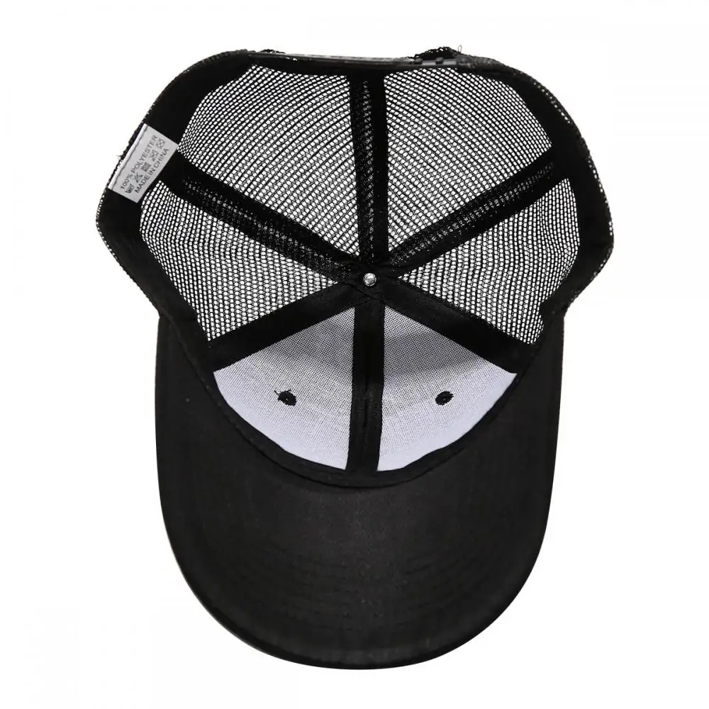 Czapka z własnym logo, haftowana, z nadrukiem, jednokolorowa, letnia, siateczkowa czapka typu trucker dla mężczyzn i kobiet, idealna do sportów outdoorowych.