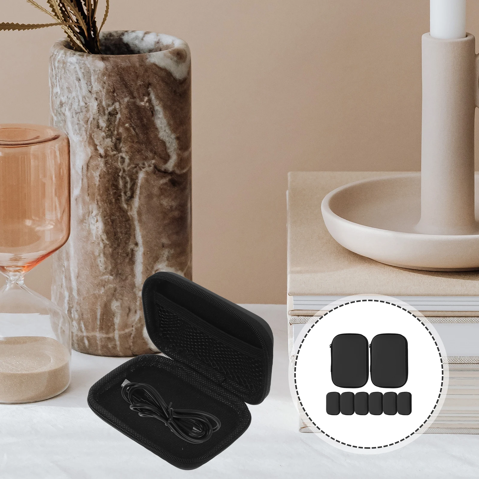 

8Pcs Electronic Organizer Bag Portable Digital Accessories Pouch Small Travel Cable Storage Case Data Line Storage Solution