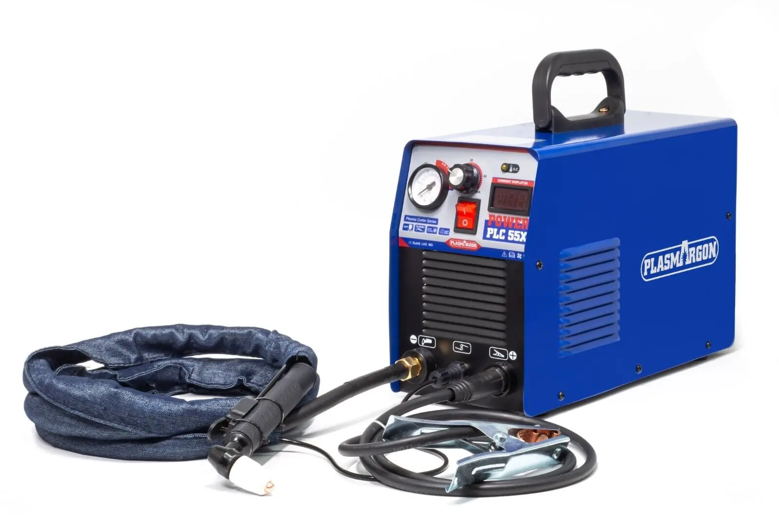 CUT55 Plasma Cutter Compact Metal Cutting 55Amp 220V or 110/220V+/-15% Power Plasma Cutting Machine 14mm Metal