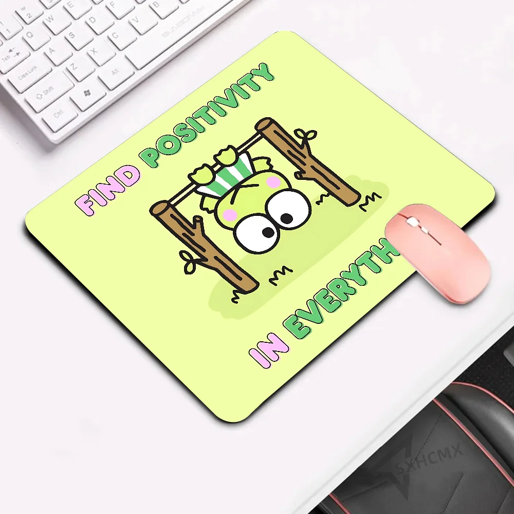 Kero Kero Keroppi Mousepad HD Printing Computer Gamers Locking Edge Non-slip Mouse Pad 50x60cm Keyboard PC Desk Pad