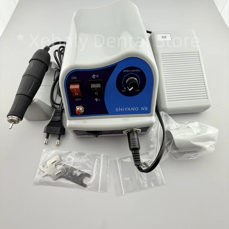 مختبر الأسنان ماراثون N8 محرك كهربائي صغير / 45K RPM SH37LN قبضة تلميع