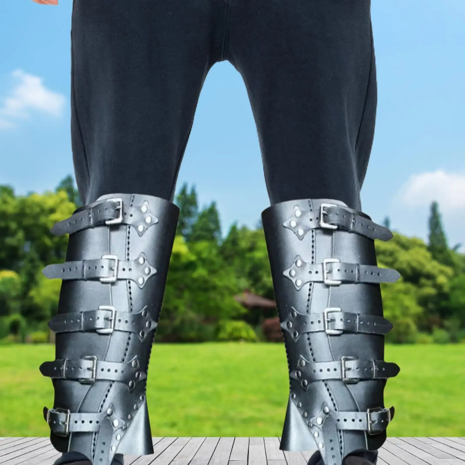Steampunk Boots Covers Tops for Party Stage Performance Costume Accessory