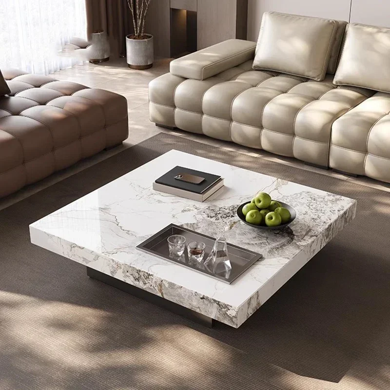 Minimalist Italian Coffee Table Living Room Decoration Aesthetic Cute Side Organizer Mesas Bajas Lounge Suite Furniture