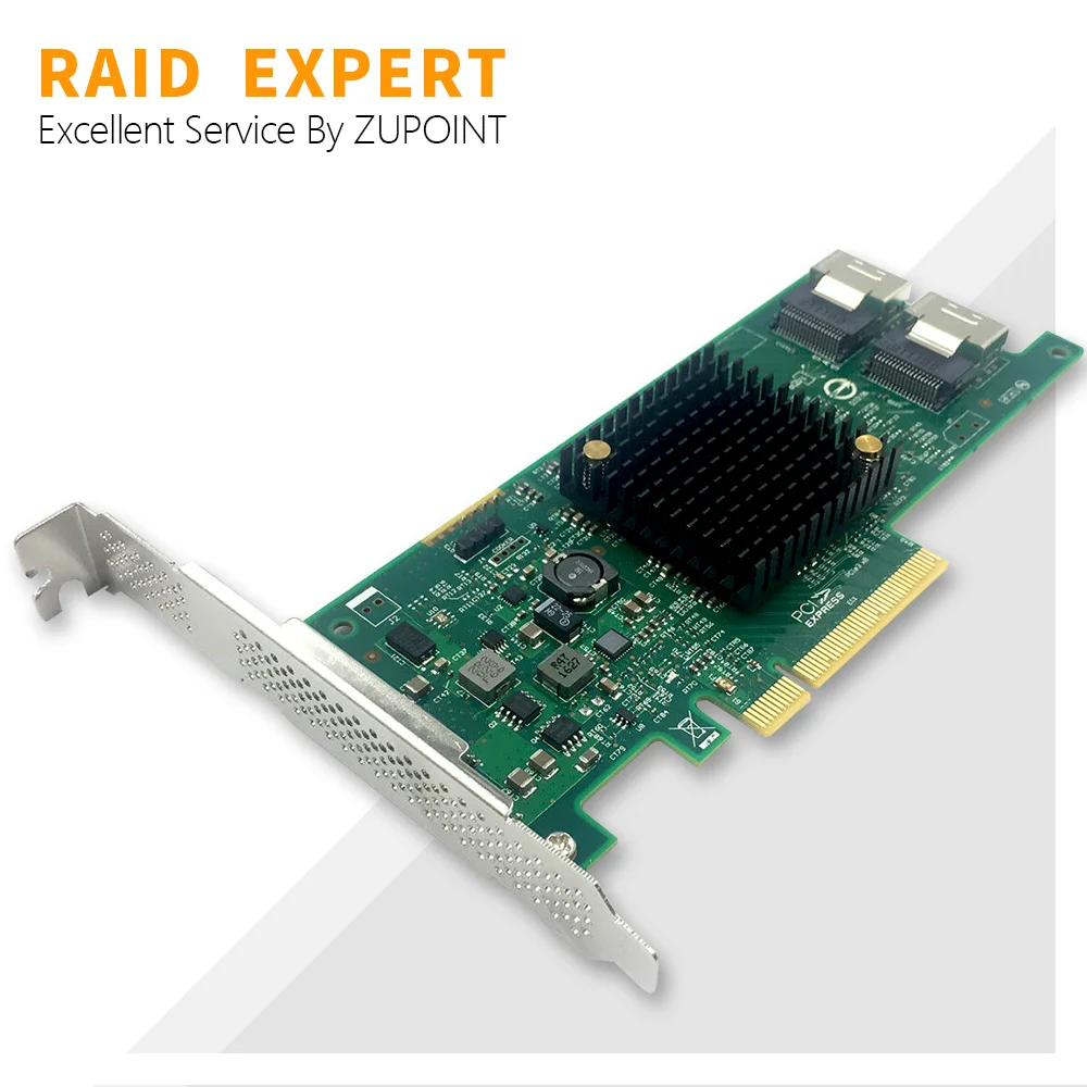 Imagem -04 - Zupoint-raid Placa Controladora Lsi 92178i 6gbs Sas Sata Pci-e 3.0 Hba Fw: P20 Modo de ti para Zfs Nas Expansão