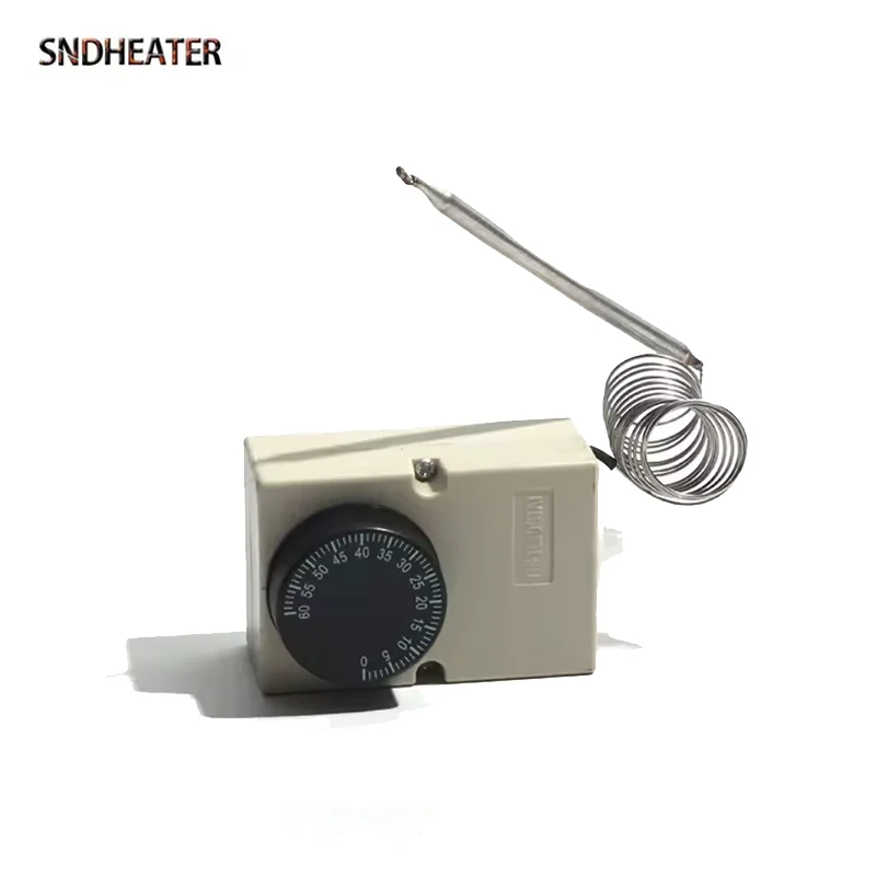 Переключатель регулятора температуры SNDHEATER 0-40C 0-50C 30-110C 50-300C Элемент управления термостатом Пружинный гибкий провод 1,3 м