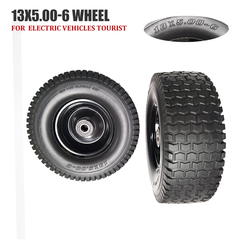 13x5.00-6pu foam wheels are suitable for electric vehicles tourist  and